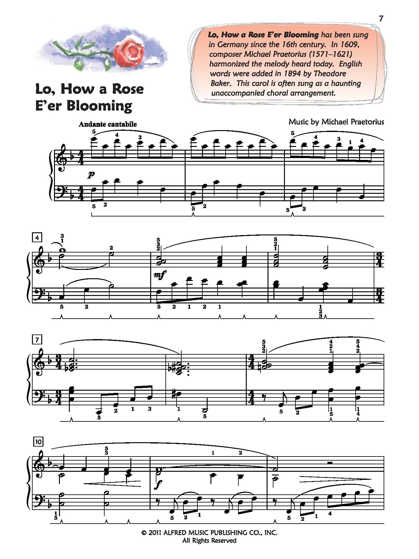 Alfred's Premier Piano Course, Christmas 6