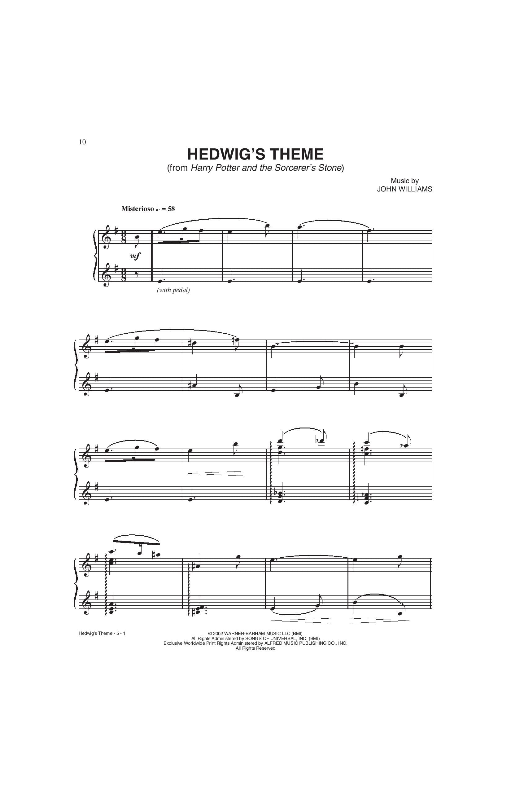 Harry Potter: Sheet Music from the Complete Film Series for Piano Solo