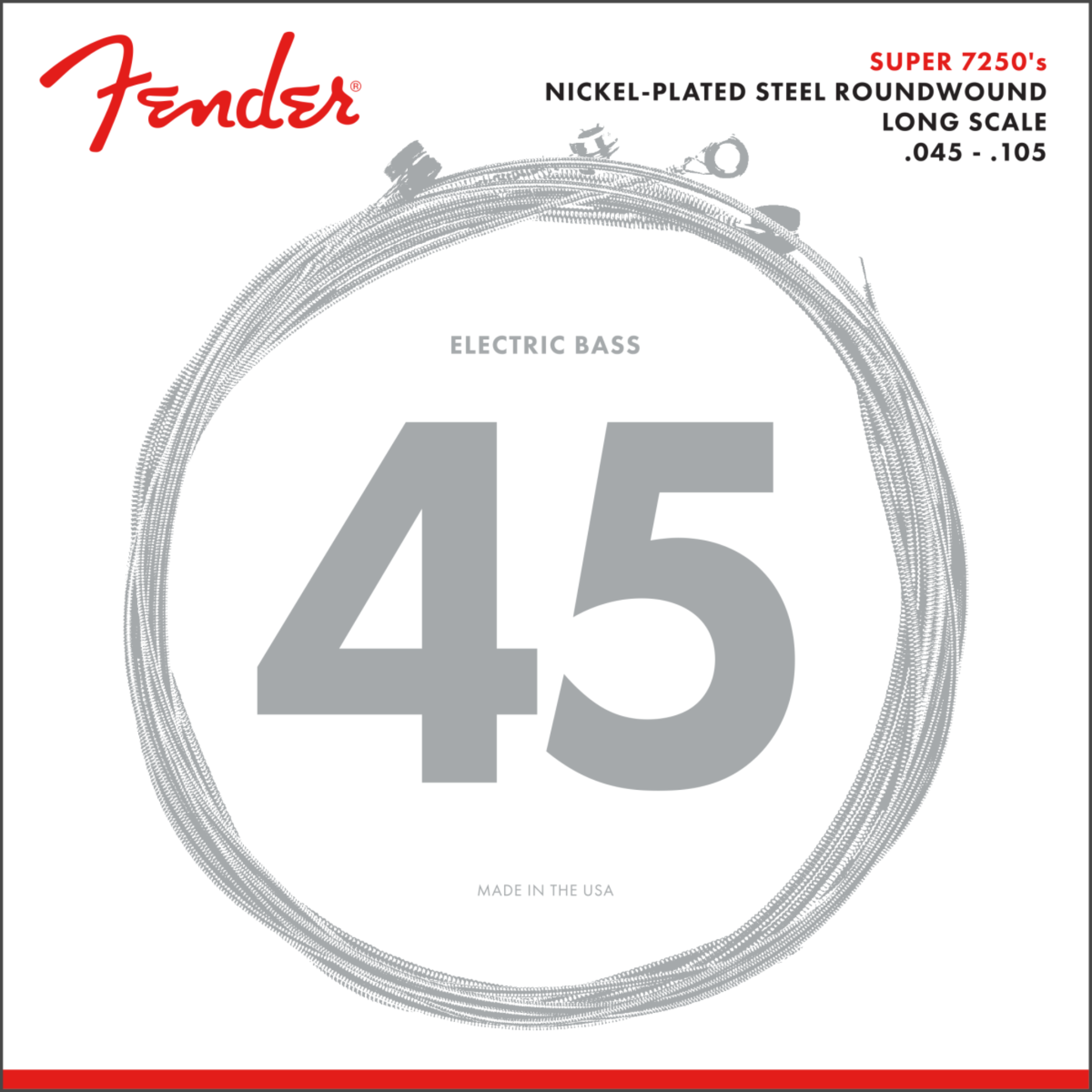 Fender Super 7250's Nickel Played Bass Strings