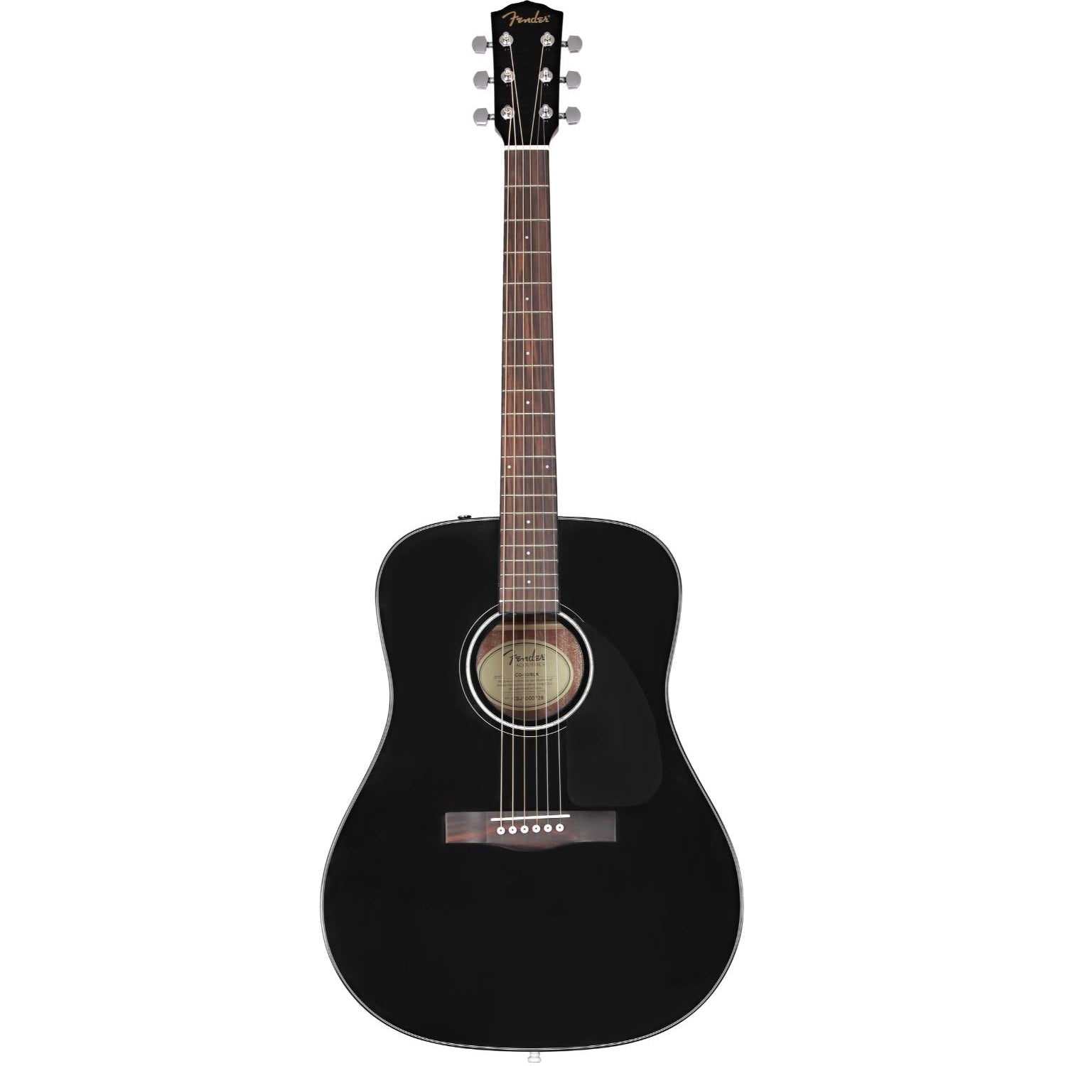 Fender CD-60 Dreadnought V3 DS, Black