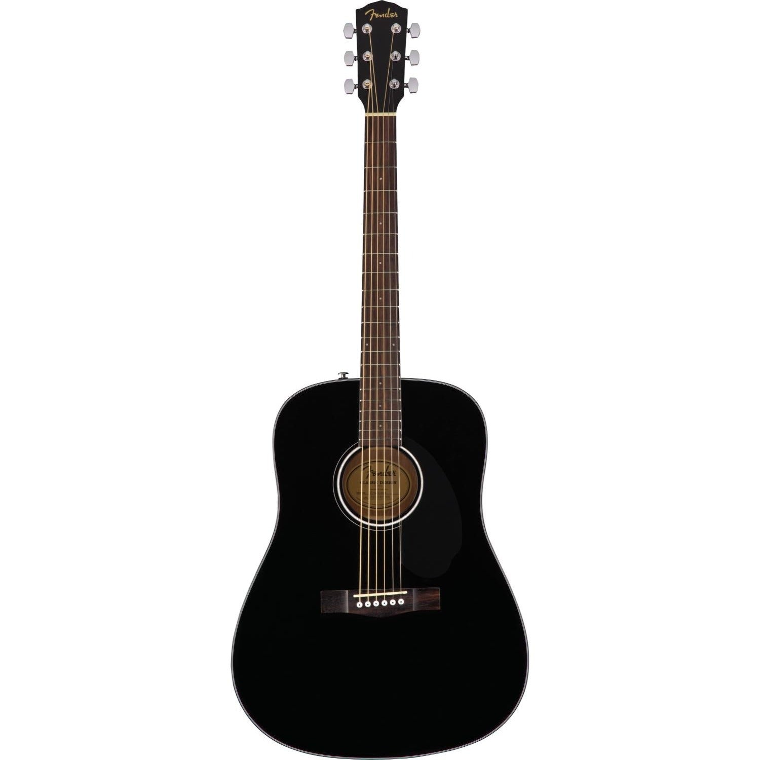 Fender CD-60S Dreadnought Acoustic Guitar, Black