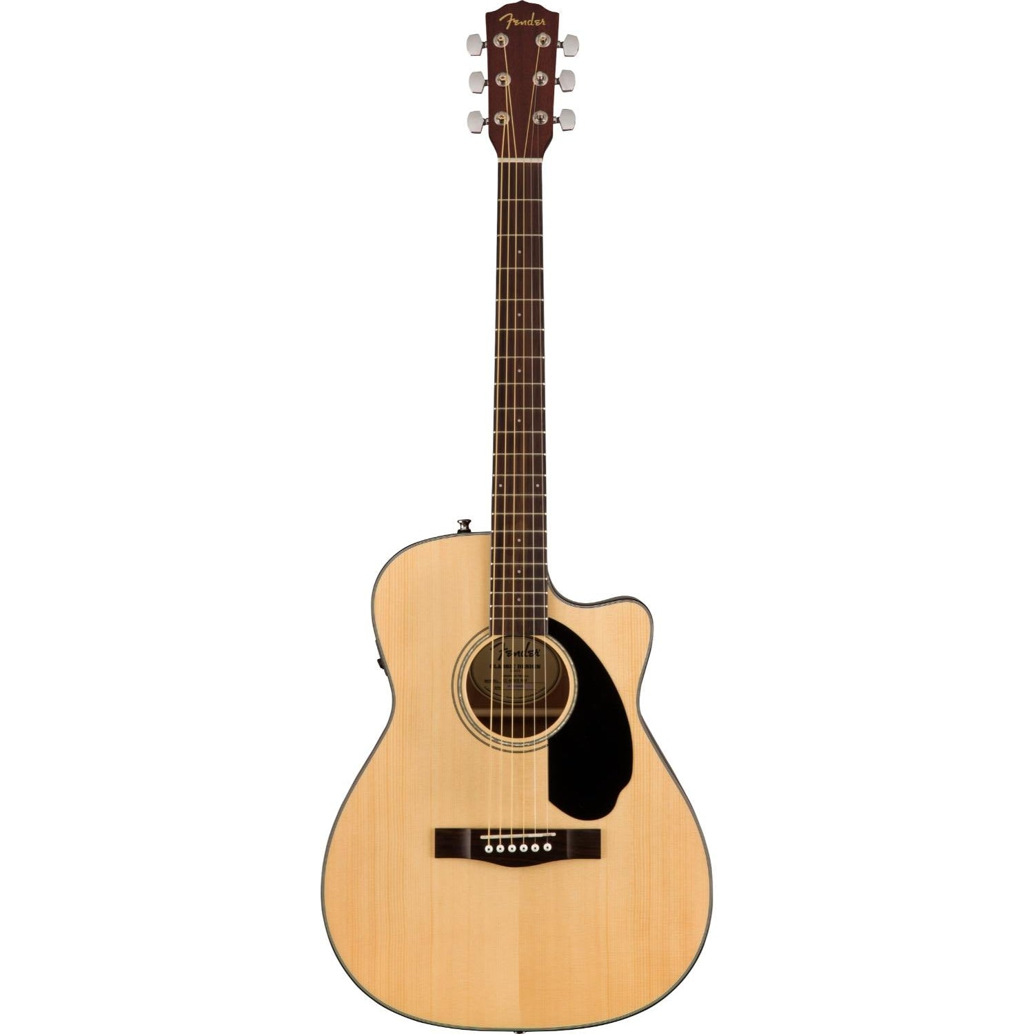 Fender CC-60SCE Concert Acoustic-Electric Guitar, Natural