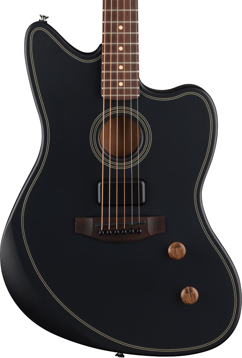 Fender Acoustasonic Standard Jazzmaster, Black