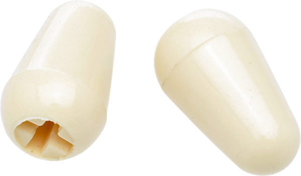 Fender Stratocaster Switch Tips, Aged White (2)