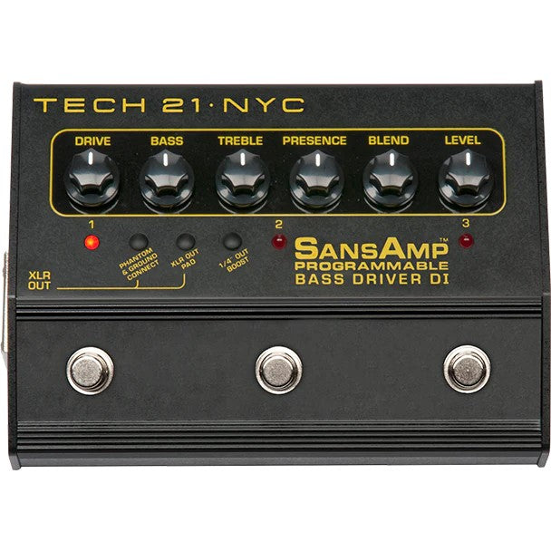 ベース SANSAMP BASS D DI 34 SANSAMP BASS DRIVER DI - ベースプリアンプの定番機種【Supernice