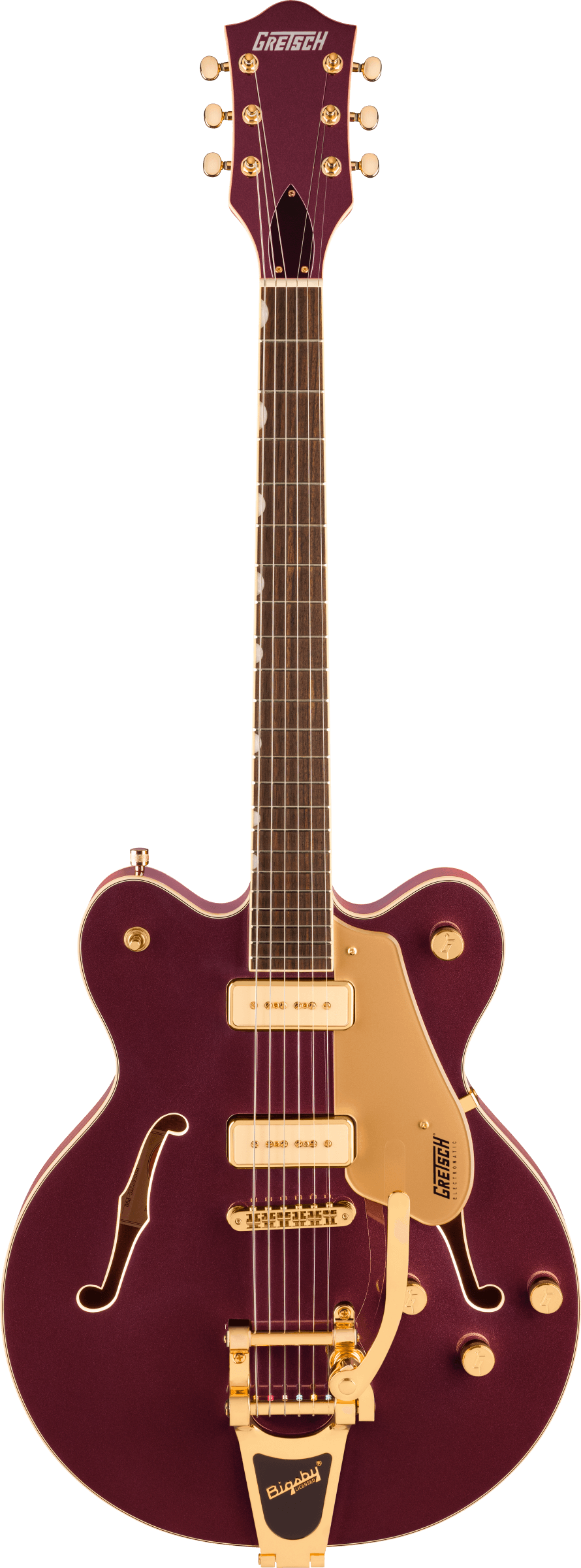 Gretsch Electromatic Pristine LTD Center Block Double-Cut w/ Bigsby, Dark Cherry Metallic