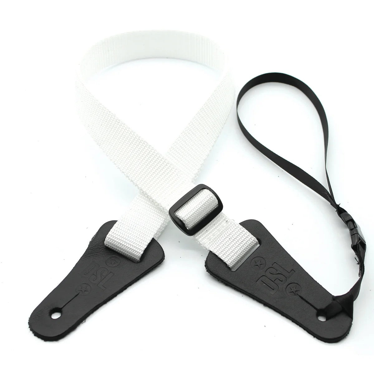 DSL 1" Ukulele Strap, White