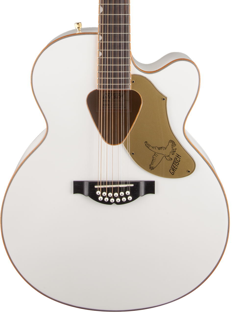 Gretsch G5022CWFE-12 Rancher Falcon Acoustic/Electric Guitar, White