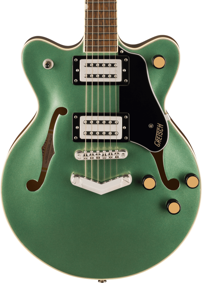 Gretsch G2655 Streamliner Center Block Jr. Double-Cut w/ V-Stoptail, Steel Olive