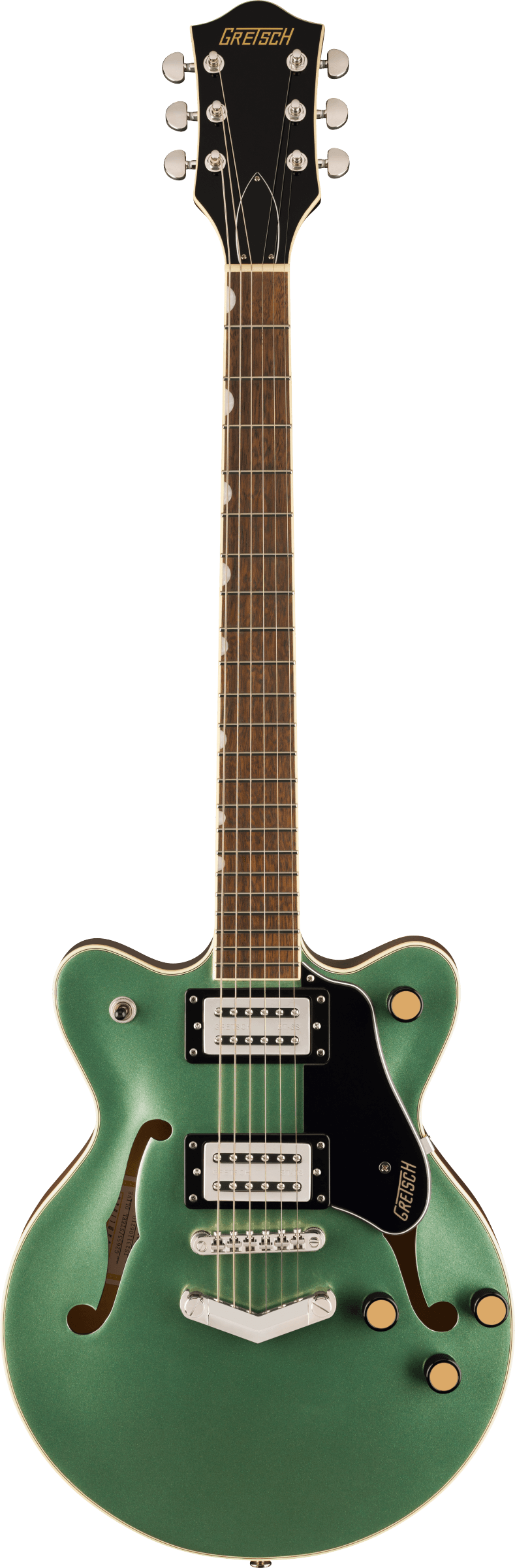 Gretsch G2655 Streamliner Center Block Jr. Double-Cut w/ V-Stoptail, Steel Olive