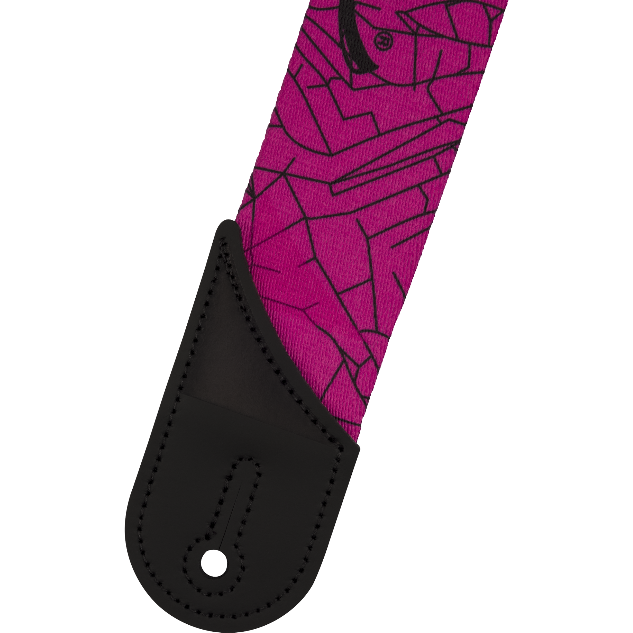Jackson 2" Cracked Mirror Strap, Pink