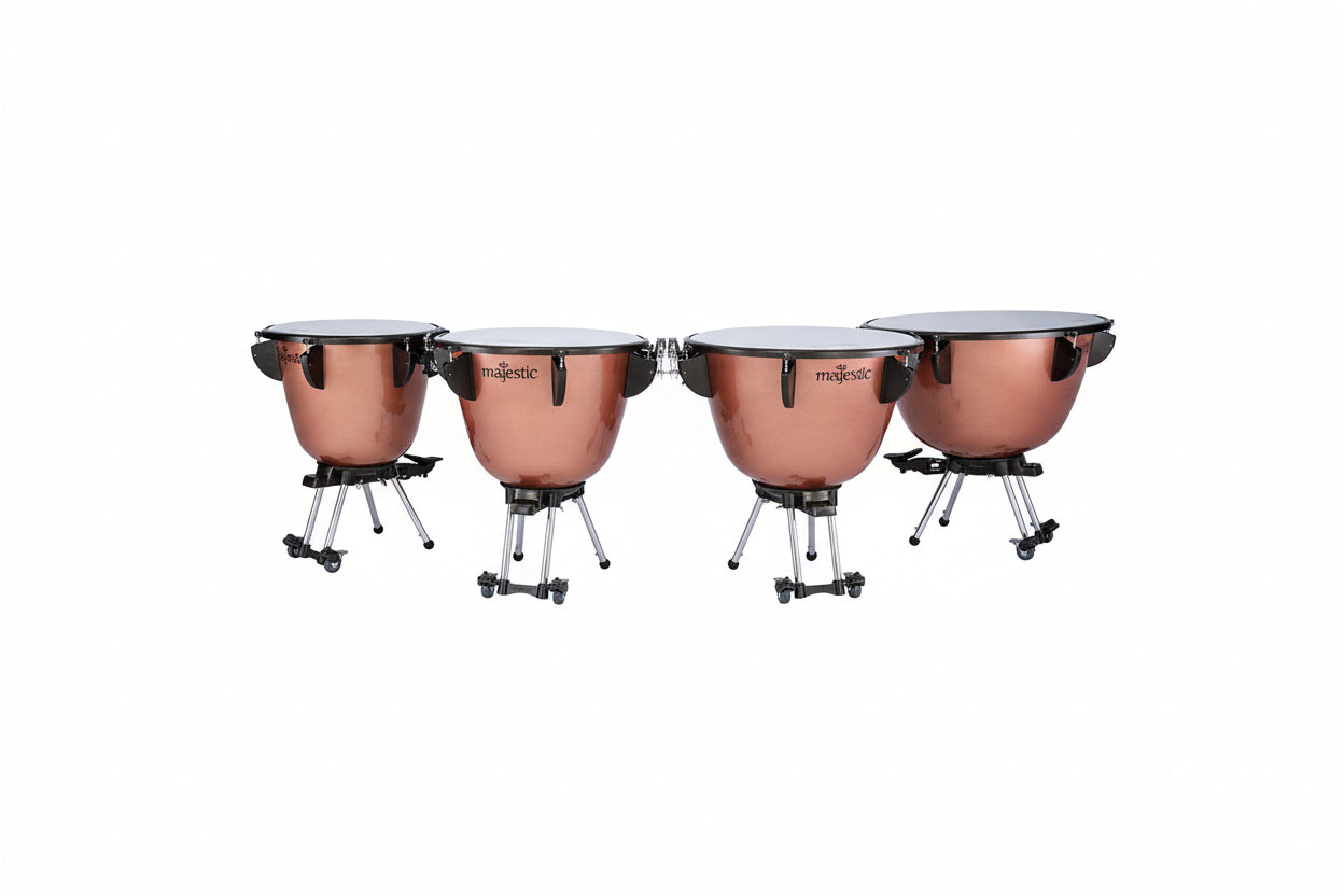 Majestic Cambered “Concert” Aluminium Timpani Set