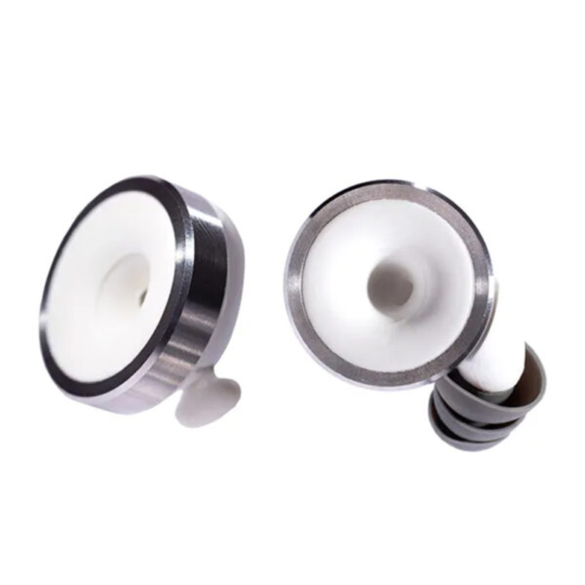 Limousine Adjustable Knops Earplugs, White