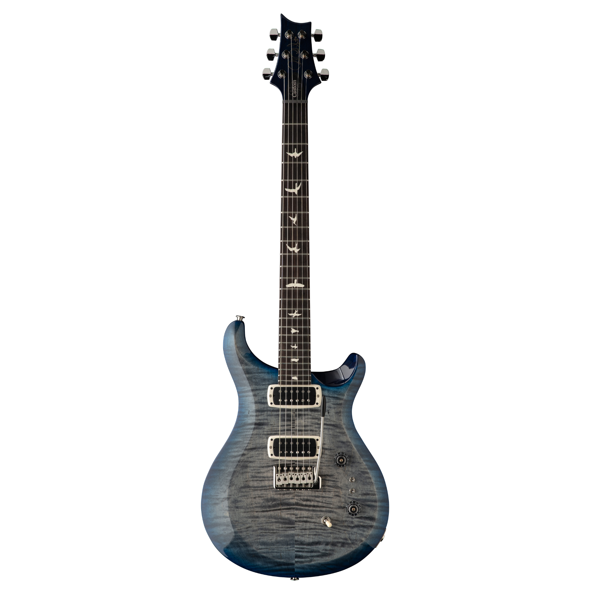 PRS S2 CU2408, Faded Grey Black Blue Burst
