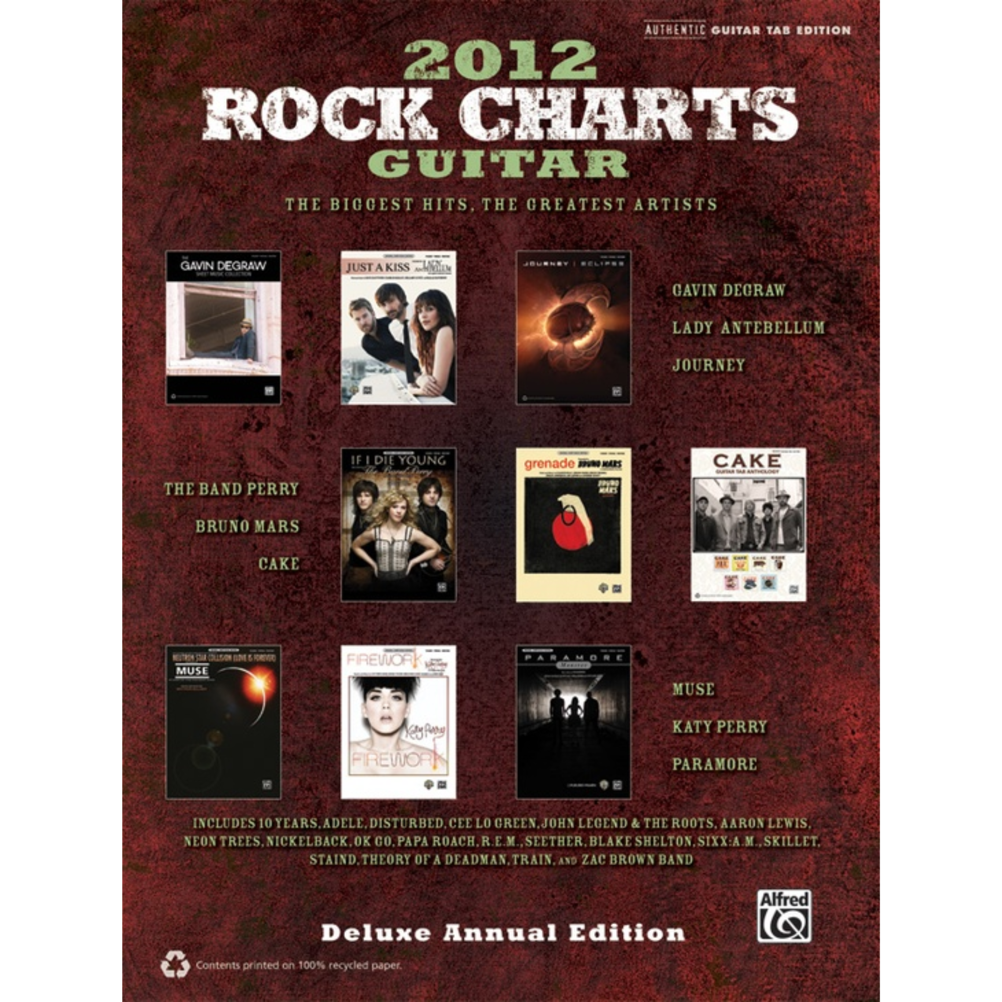 Rock Charts Guitar 2012: Deluxe Annual Edition