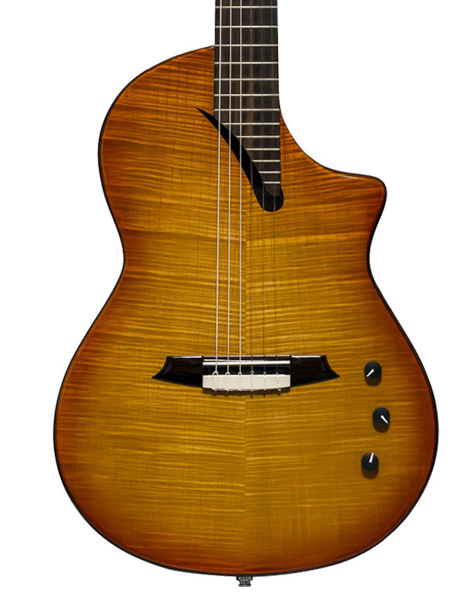 Katoh Hispania Thin Body A/E Guitar, Sunburst