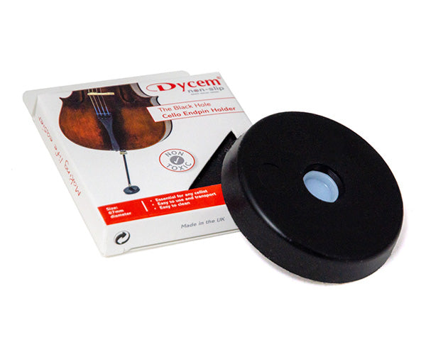 Cello 'Black Hole' Floor Stop / Endpin Holder