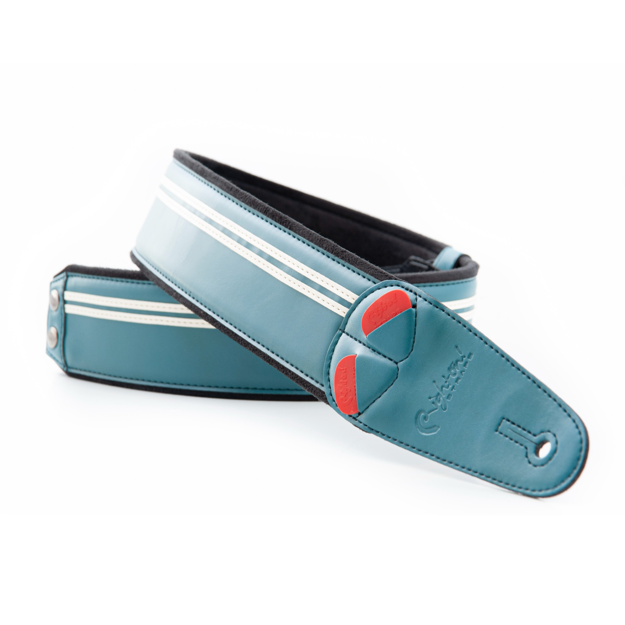 RightOn! Race-60 Guitar Strap, Teal