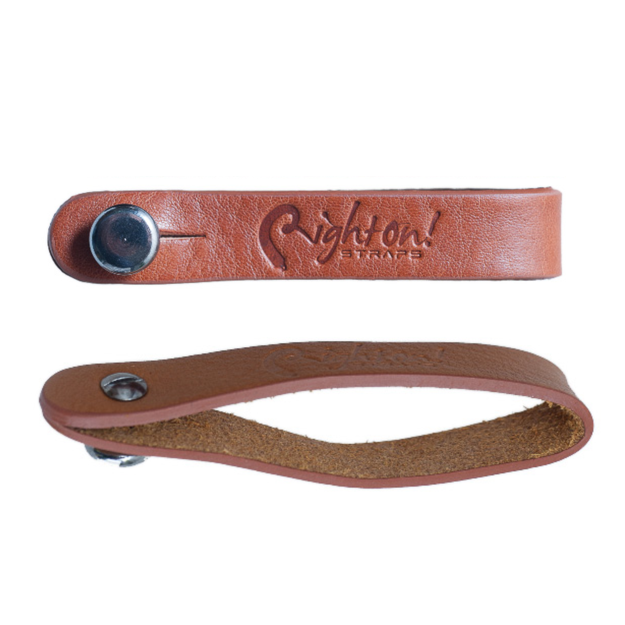 RightOn! Neck Strap Link, Light Brown