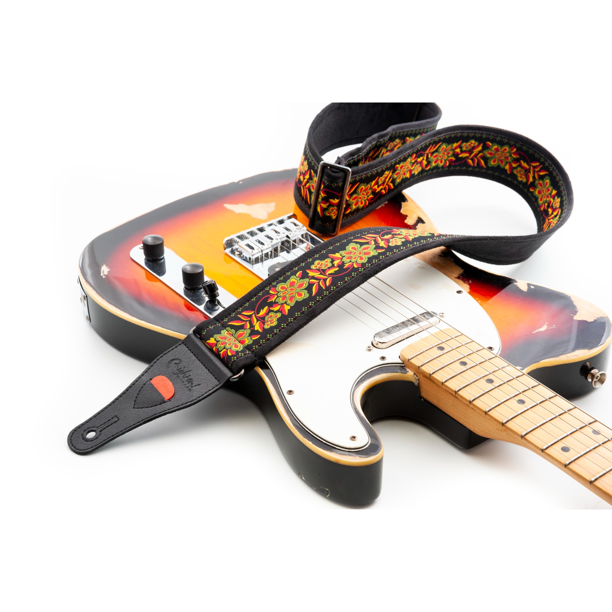 RightOn! Roses II Guitar Strap
