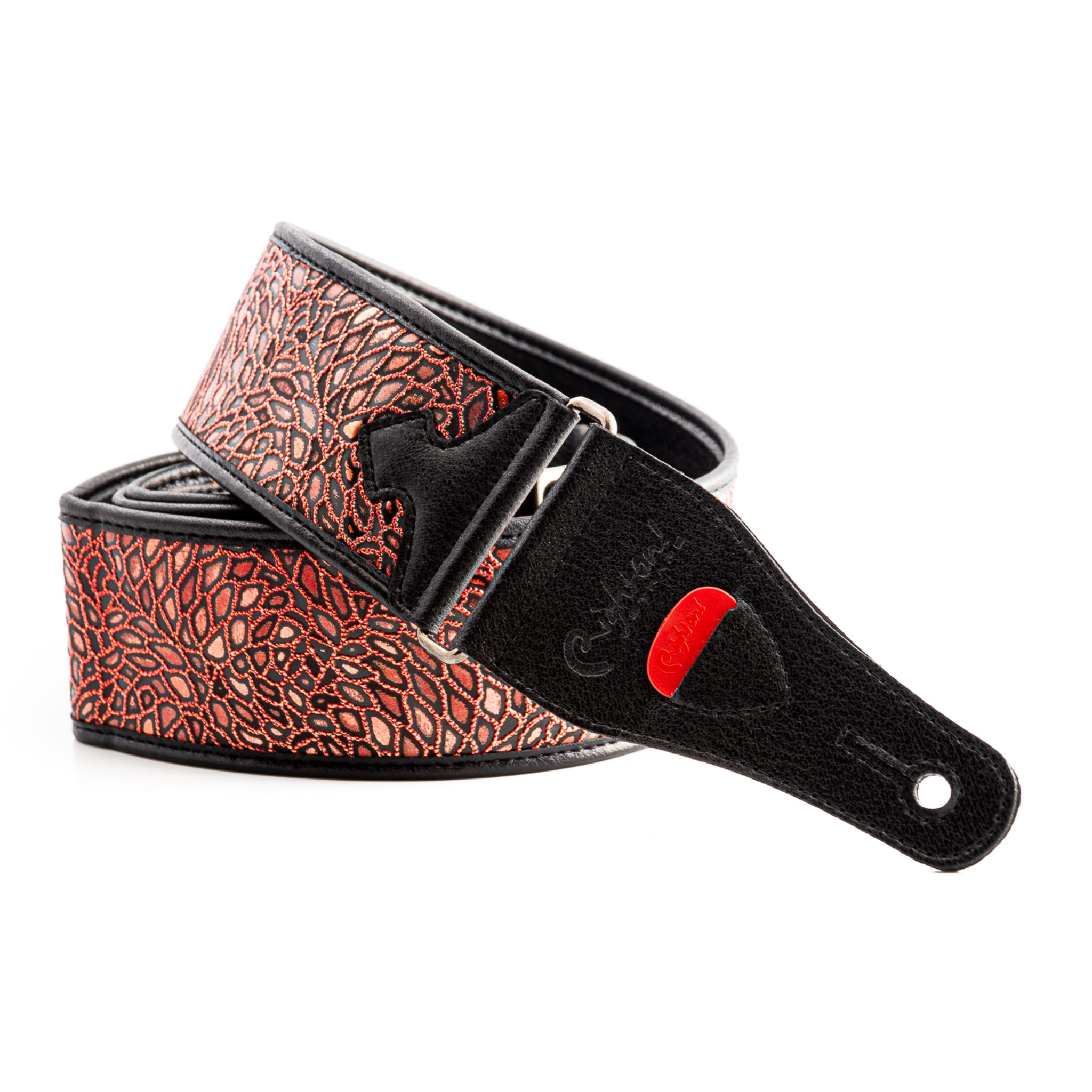 RightOn! Alien Guitar Strap, Red