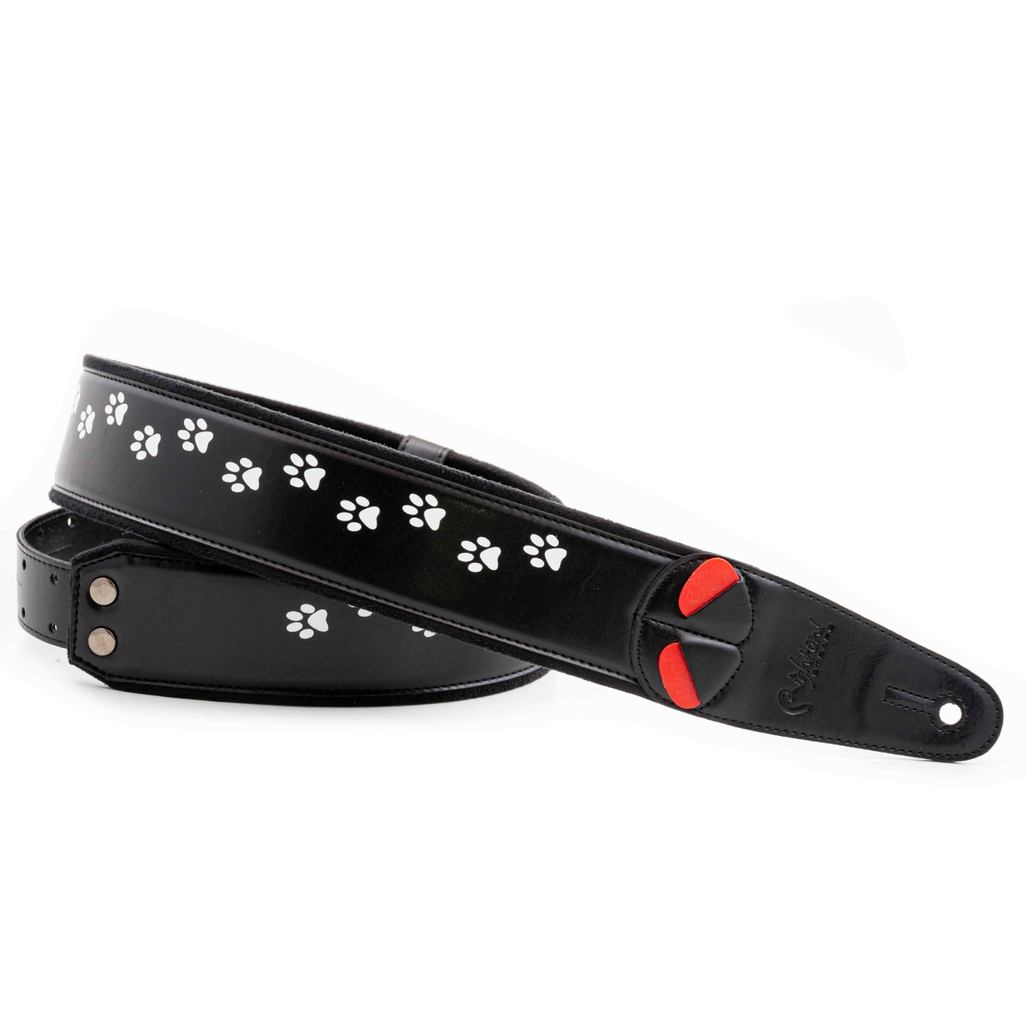 RightOn! CAT Guitar Strap, Black