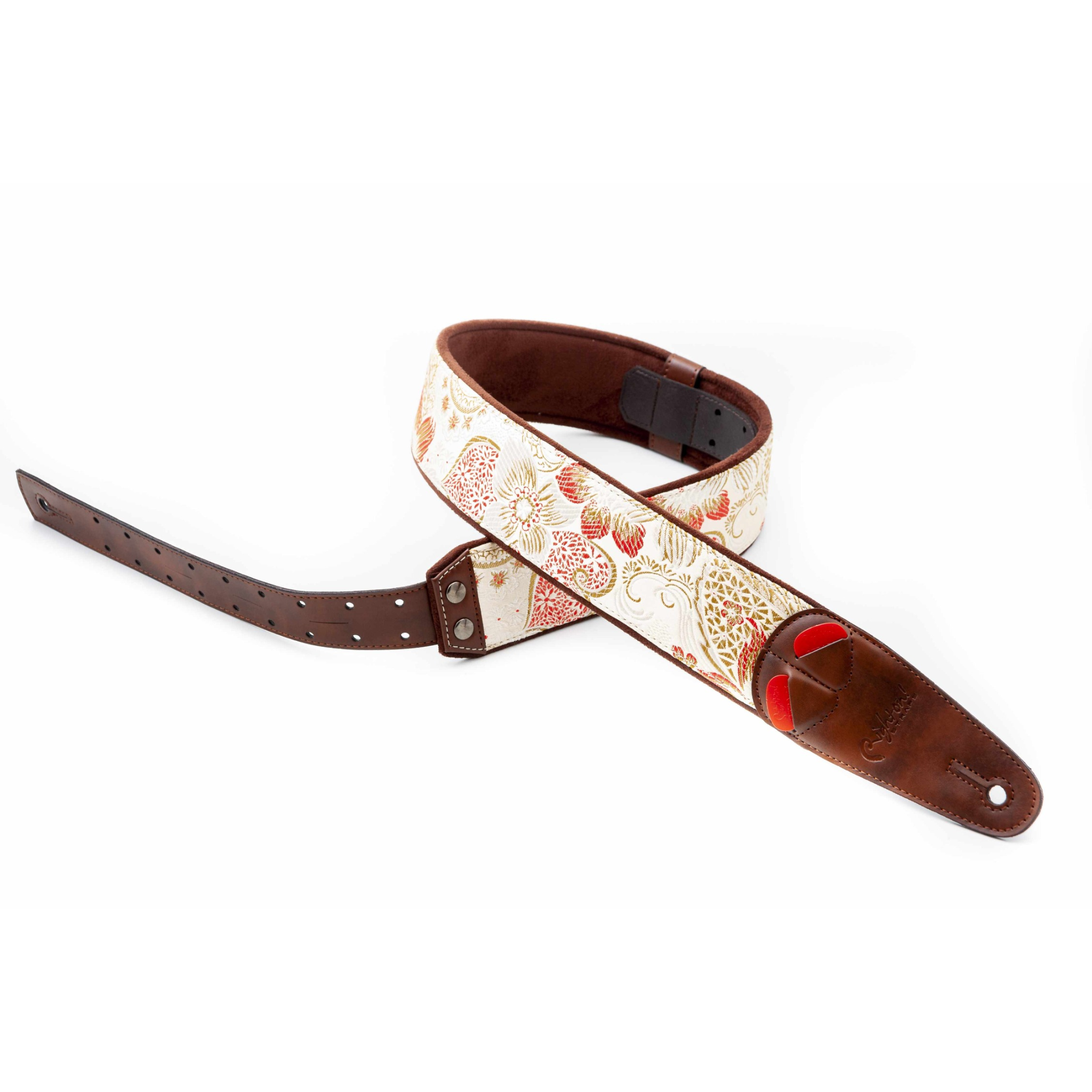 RightOn! HOKKAIDO Guitar Strap, Beige