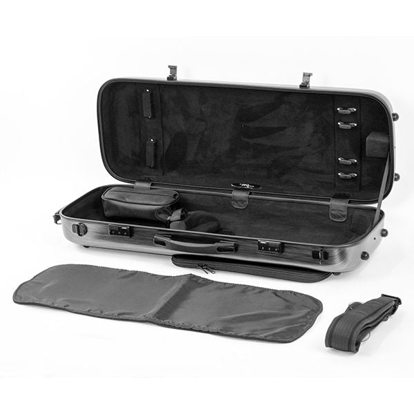HQ Oblong Viola Case, Brushed Blue