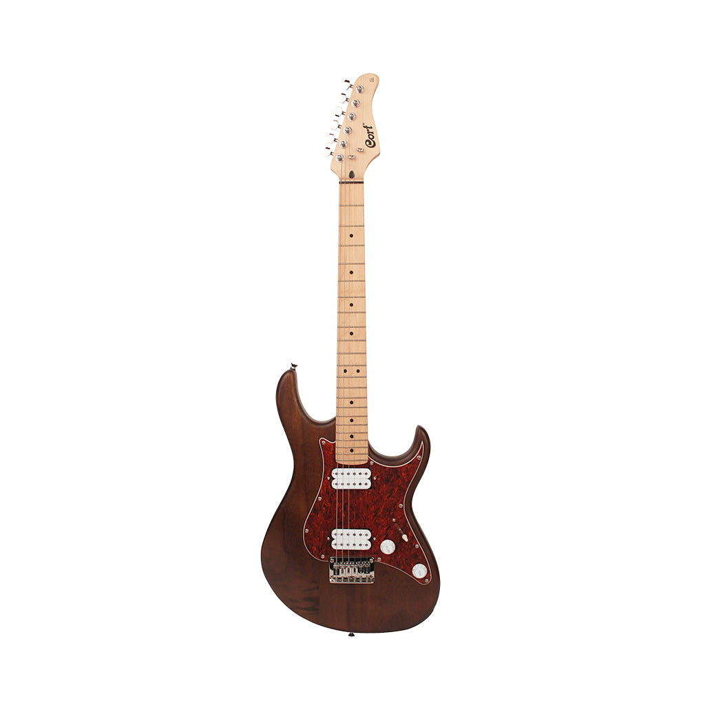 Cort G100 HH Electric Guitar, Open Pore Walnut