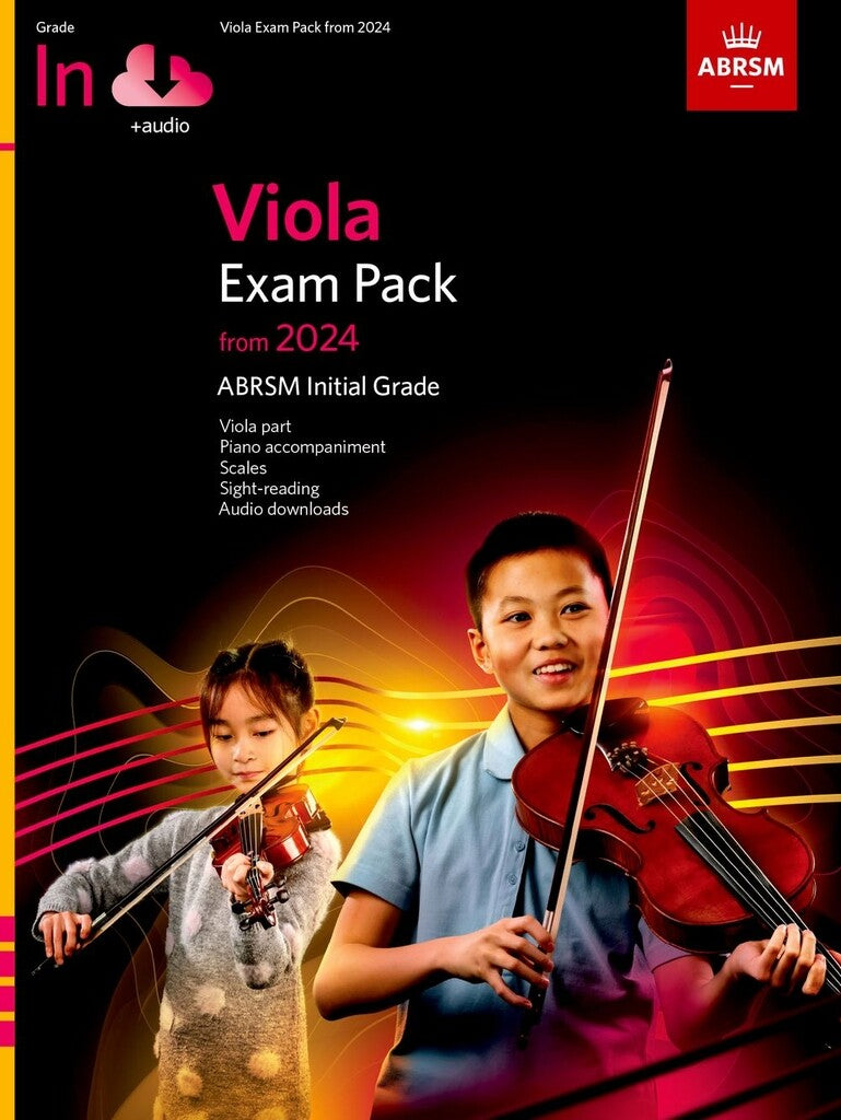 ABRSM Viola Initial Grade Exam Pack from 2024