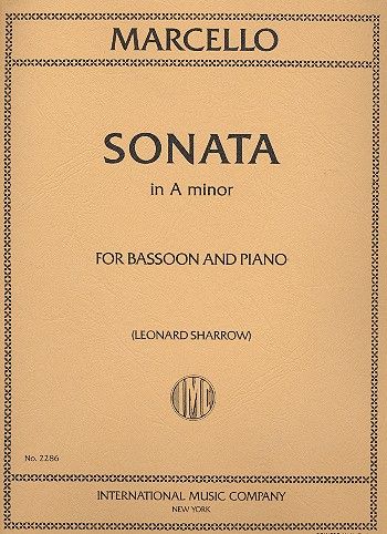 Marcello: Sonata in A minor for Bassoon & Piano