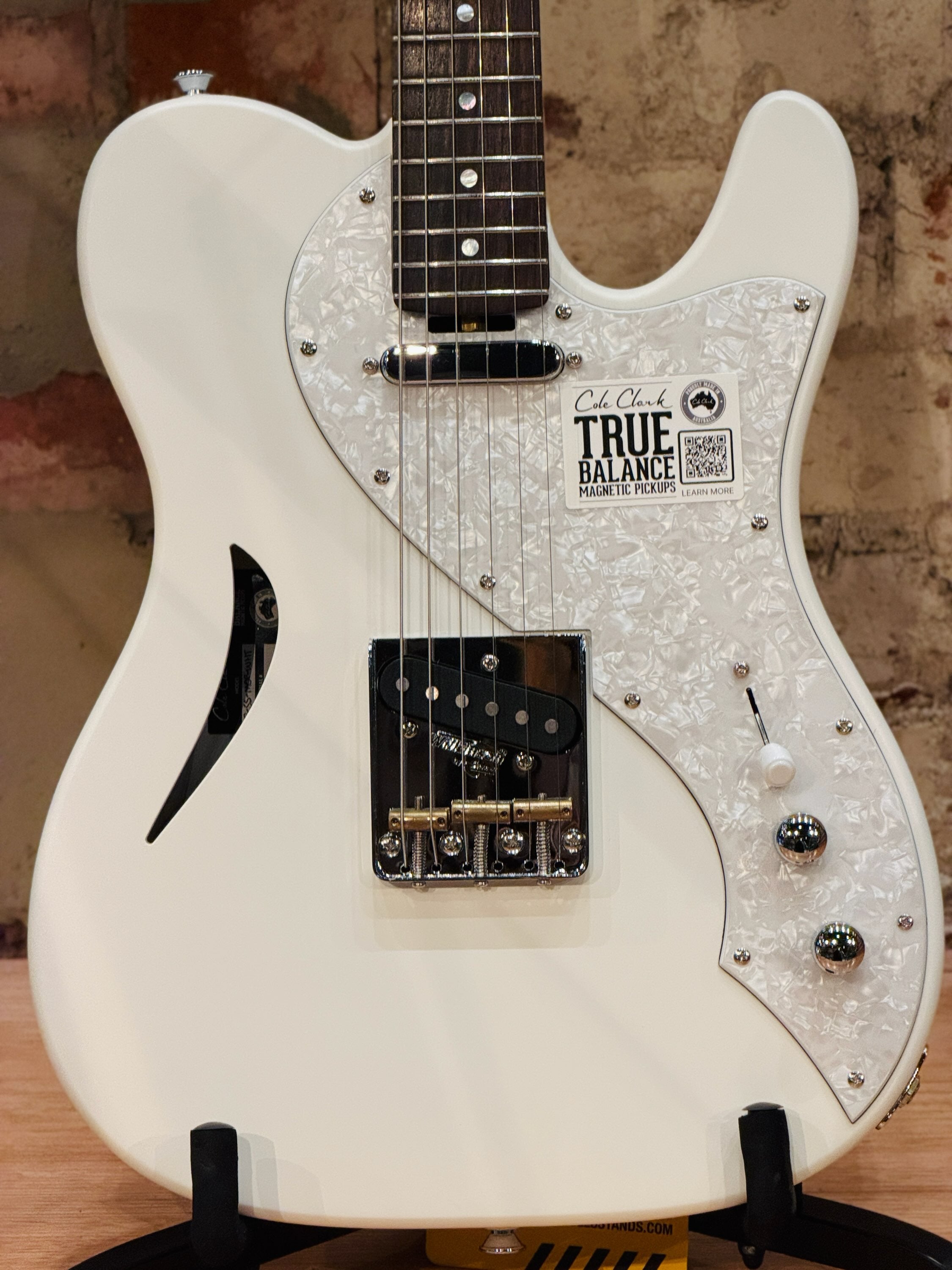 Cole Clark Culprit 3 Electric Guitar White