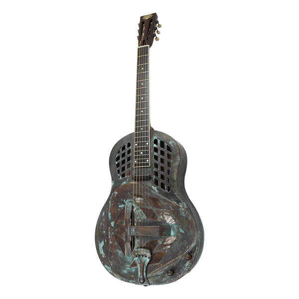 Bourbon Street Tricone Resonator Guitar, Matte Copper