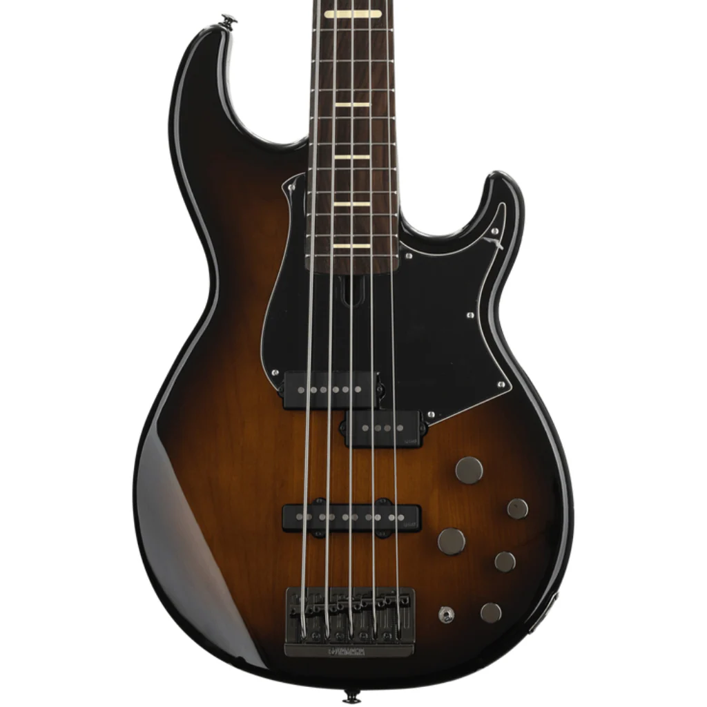 Yamaha BB735A 5-String Bass Guitar, Dark Coffee Sunburst