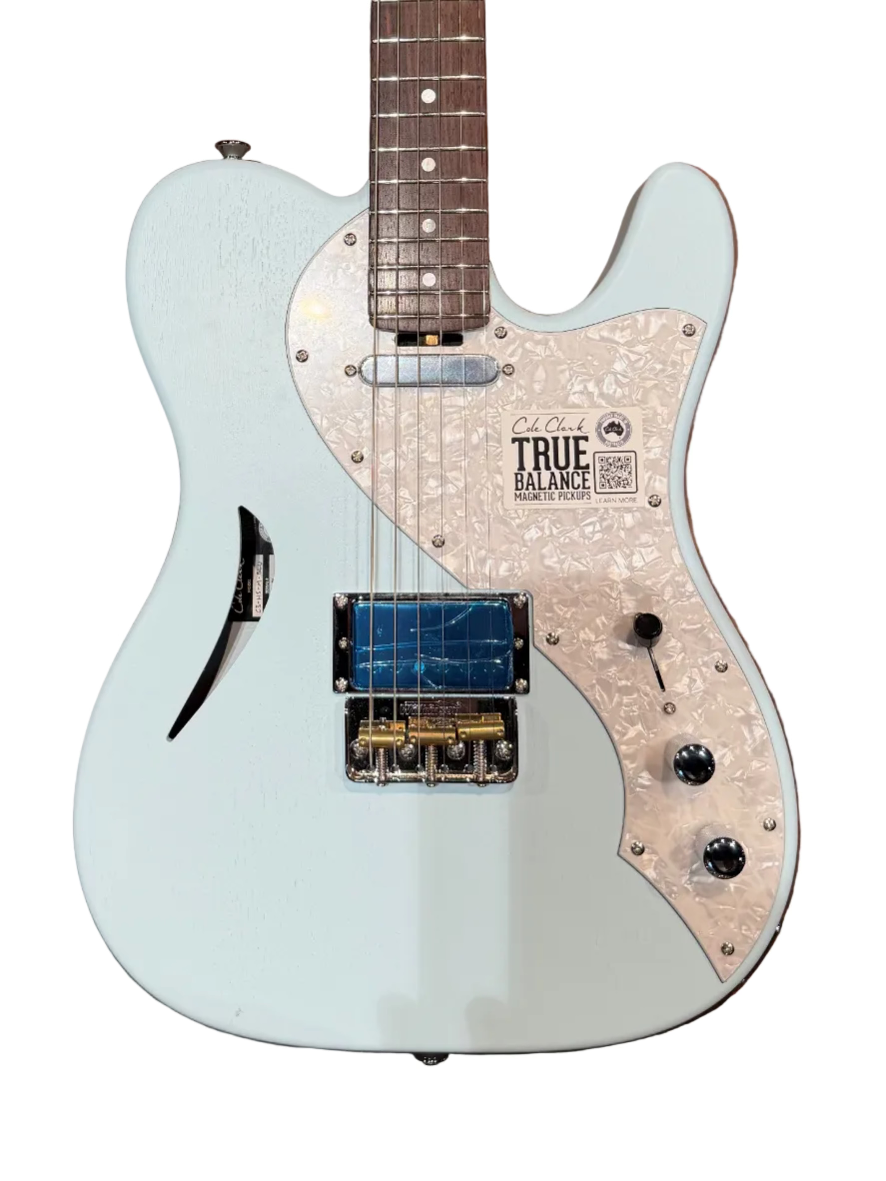 Cole Clark Culprit 3 Electric Guitar, Sonic Blue