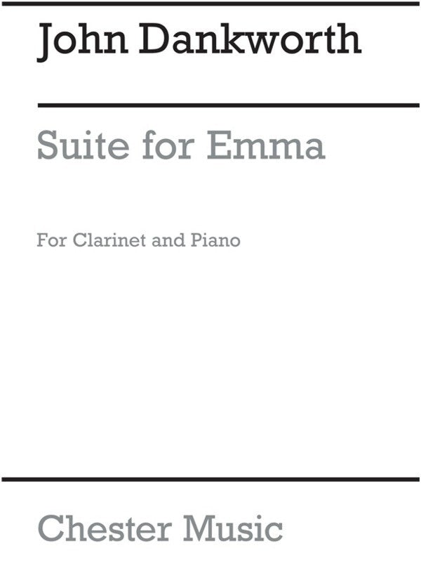 Dankworth: Suite for Emma for Clarinet & Piano