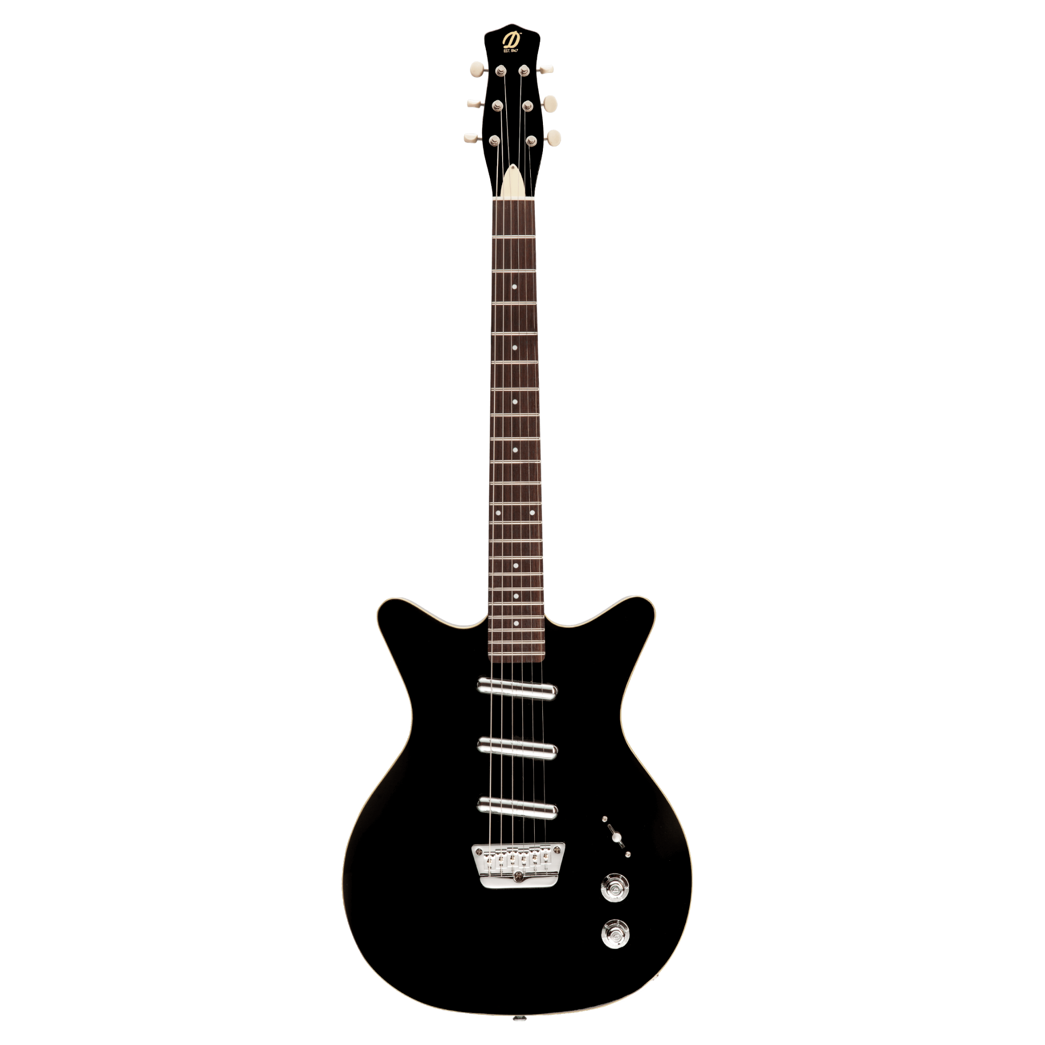 Danelectro '59 Triple Divine Electric Guitar, Black