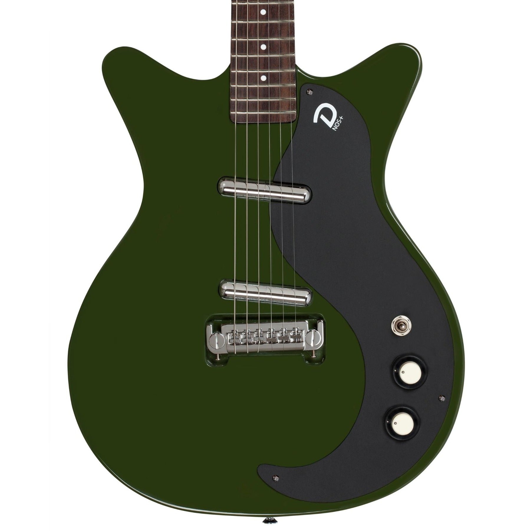 Danelectro '59M Blackout NOS+ Electric Guitar, Green Envy
