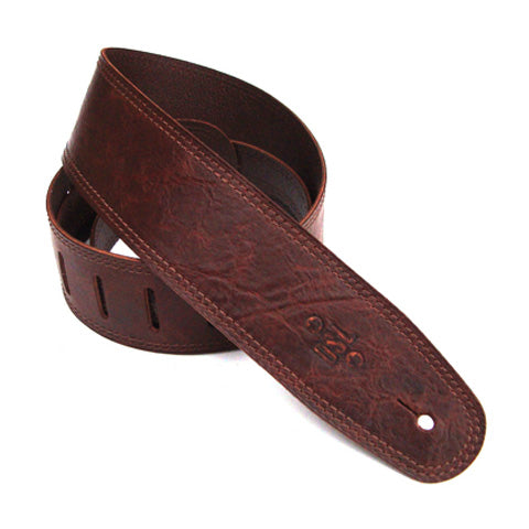 DSL 2.5" Guitar Strap Leather, Distressed Brown