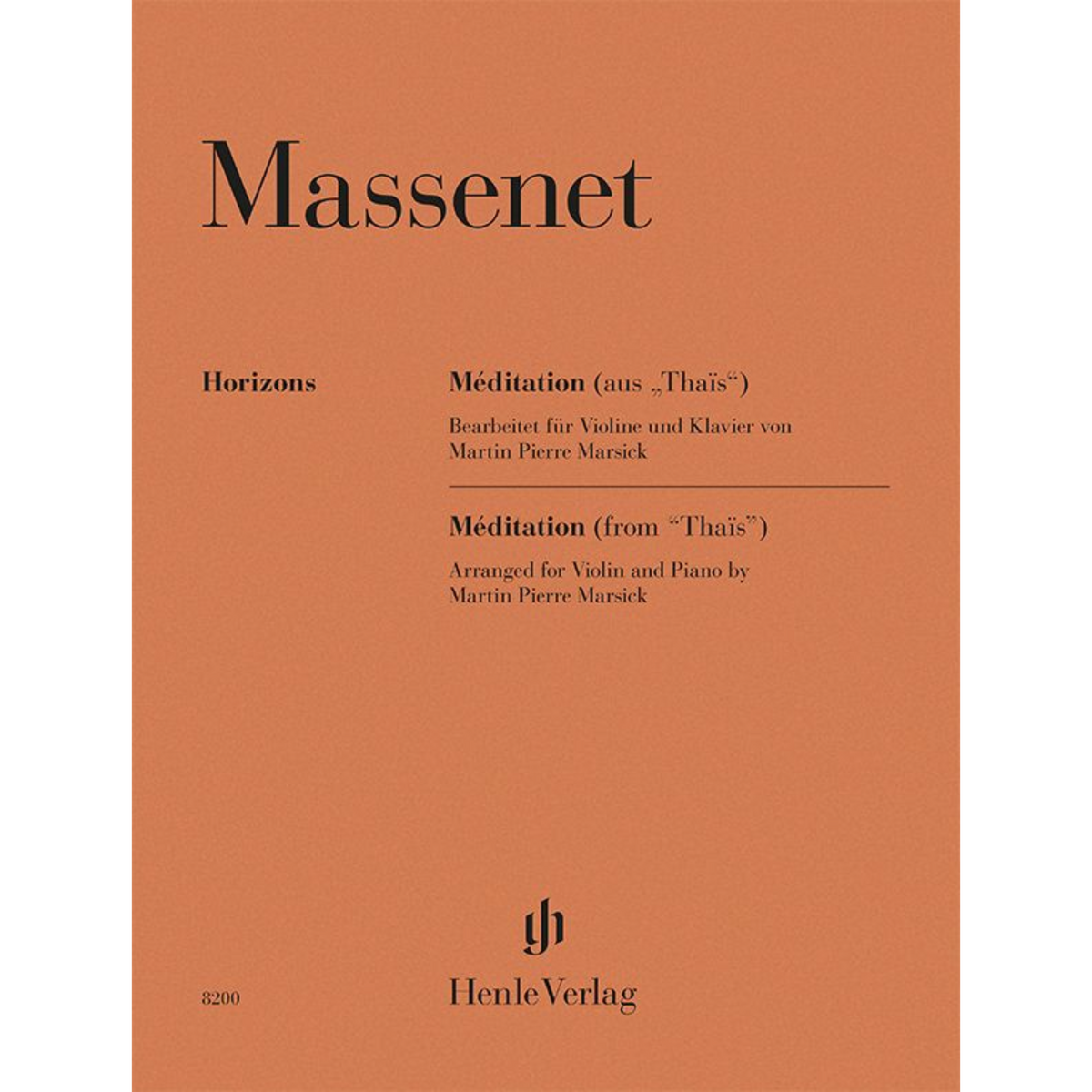 Massenet - Méditation (from Thaïs) for Violin and Piano