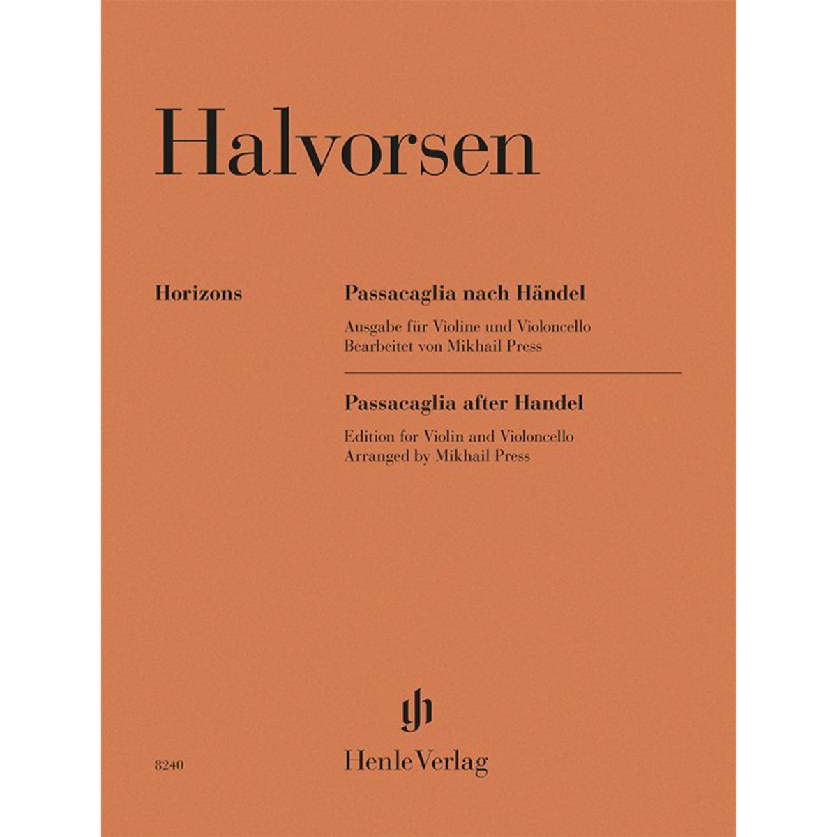 Halvorsen - Passacaglia after Handel for Violin and Cello