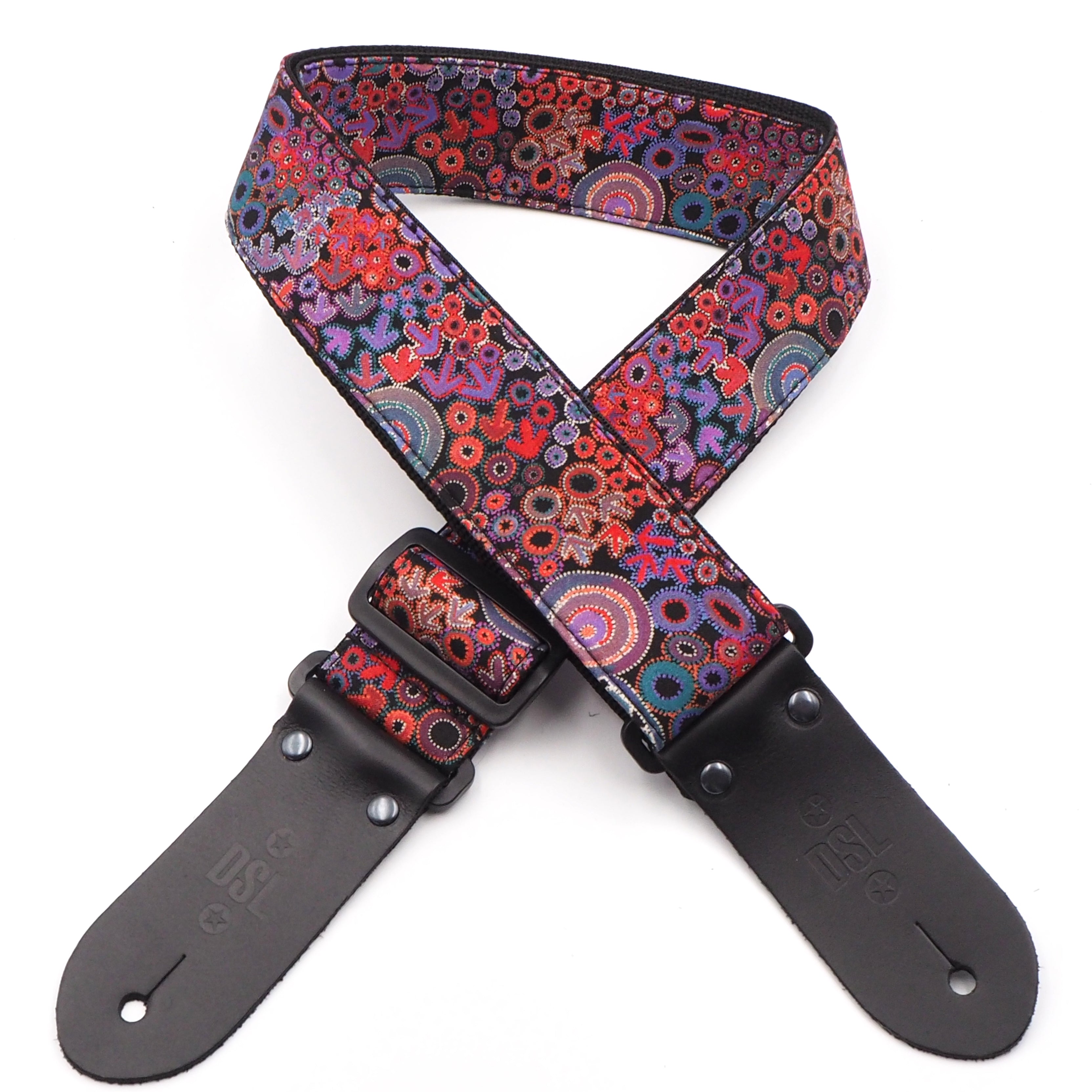 DSL 2" Guitar Strap Indigenous, Emu Dreaming