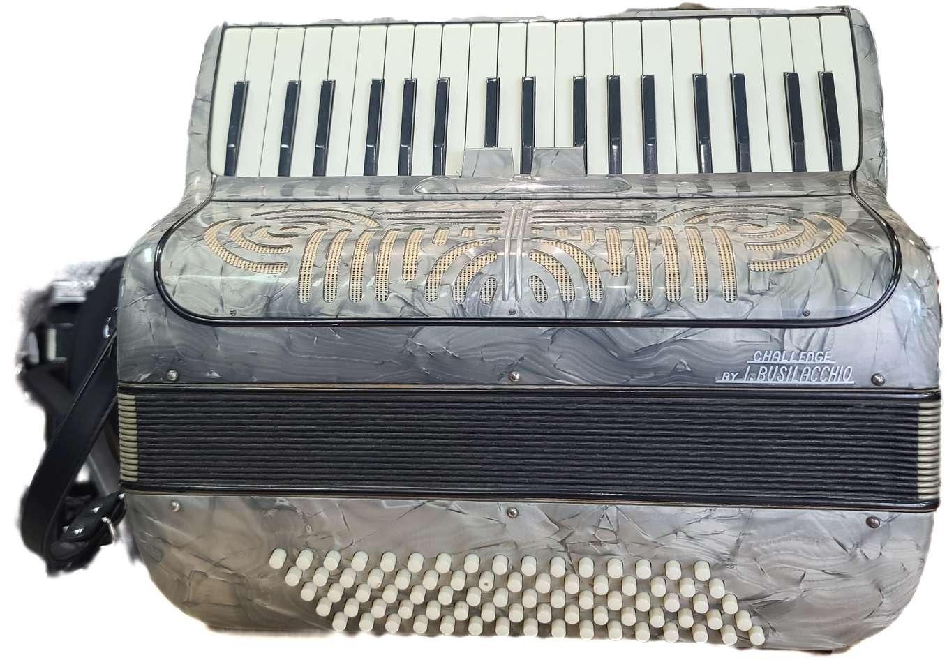 Busilacchio 80 Bass Piano Accordion Pearl Grey | Second Hand