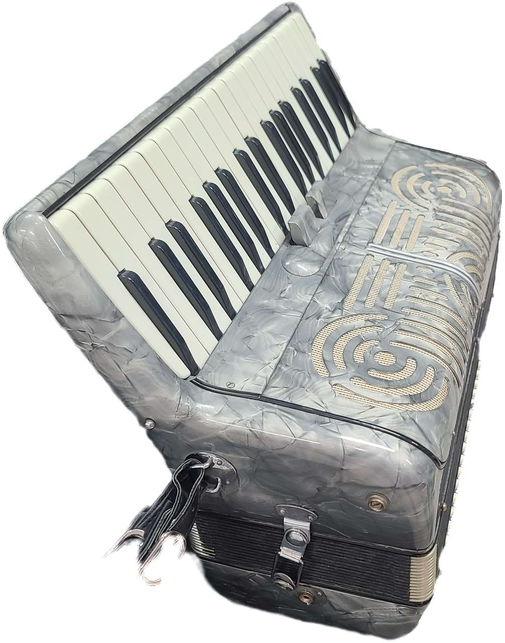 Busilacchio 80 Bass Piano Accordion Pearl Grey | Second Hand