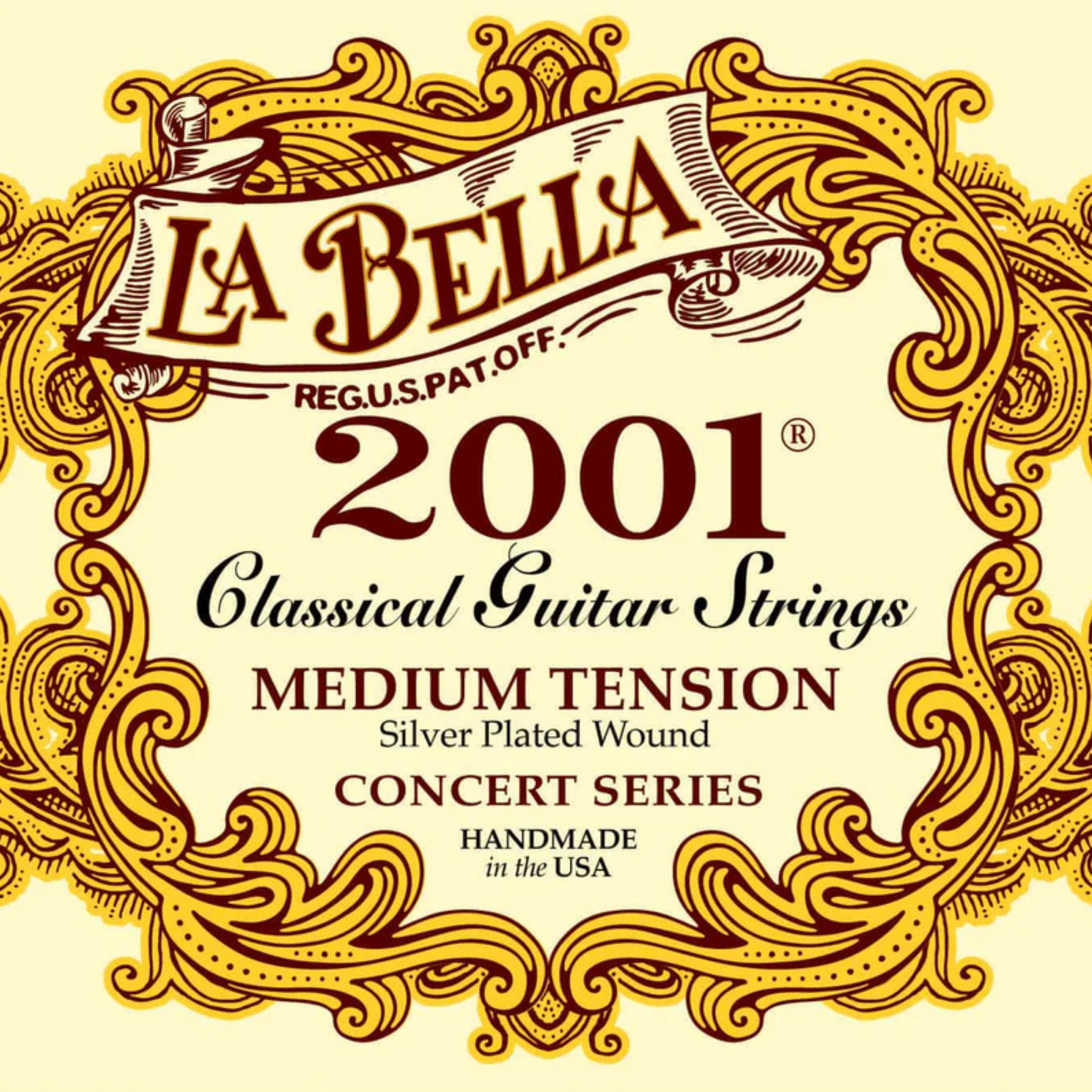 La Bella 2001 Medium Tension Guitar Strings