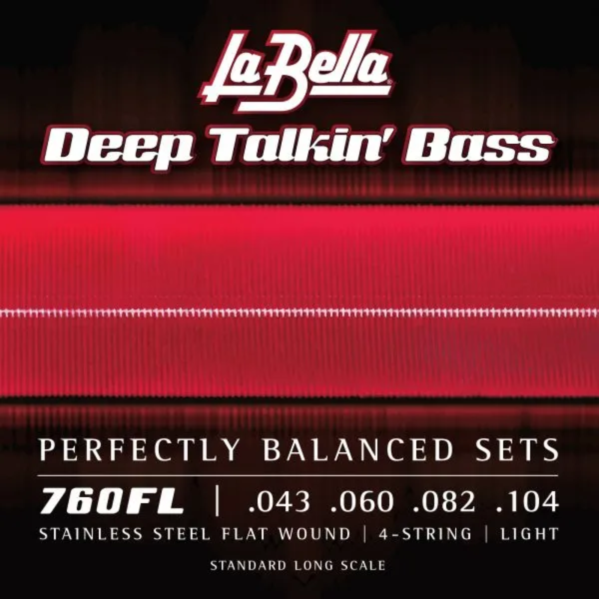 La Bella Deep Talkin' Bass Flats, Light 43-104