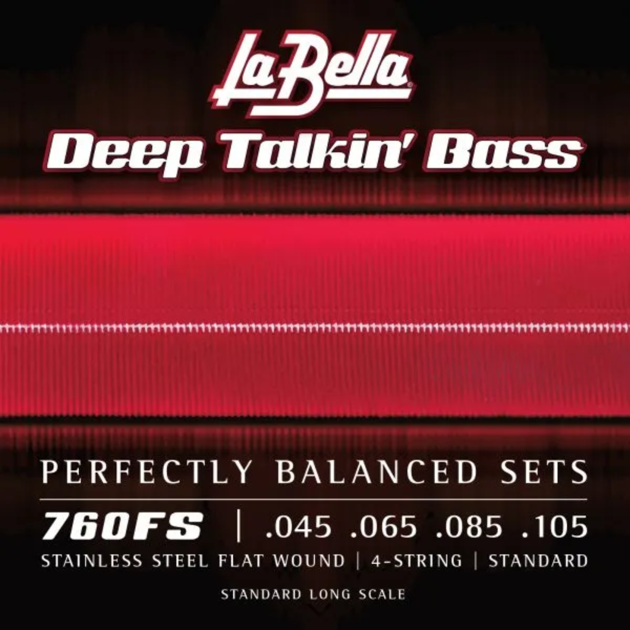 La Bella Deep Talkin' Bass Flats, Standard 45-105