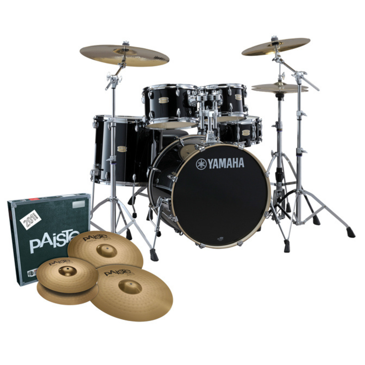 Yamaha Stage Custom Birch 'Next Stage' Package, Raven Black