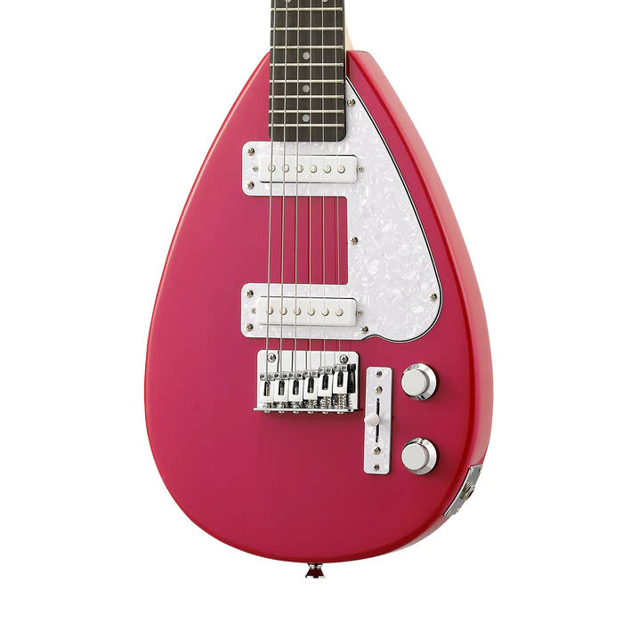 VOX Mark III Mini Teardrop Electric Guitar, Loud Red