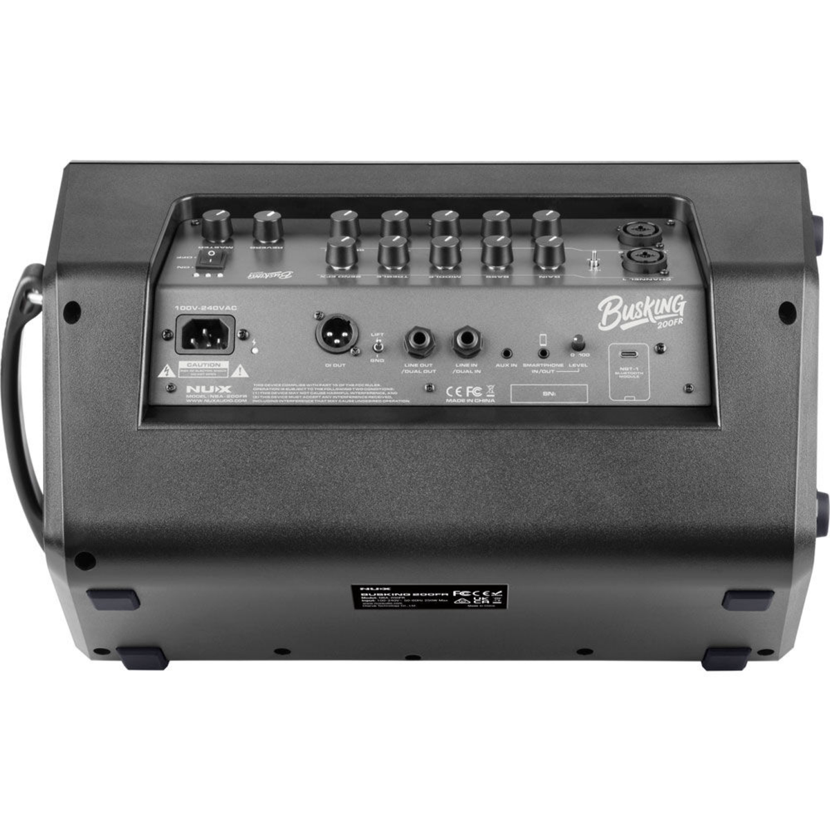 NUX Portable Busking 200FR Rechargeable 2-Channel Speaker